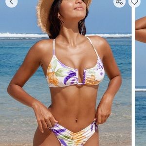 Cupshe tropical bikini